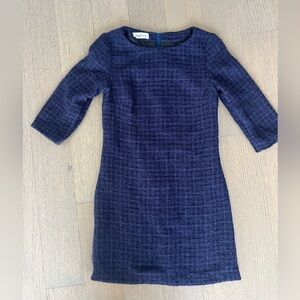 Navy/purple sparkle tunic dress